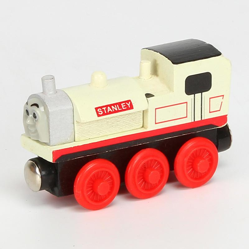 Colorful Wooden Magnetic Train Set For Kids With Interactive Push-pull Features