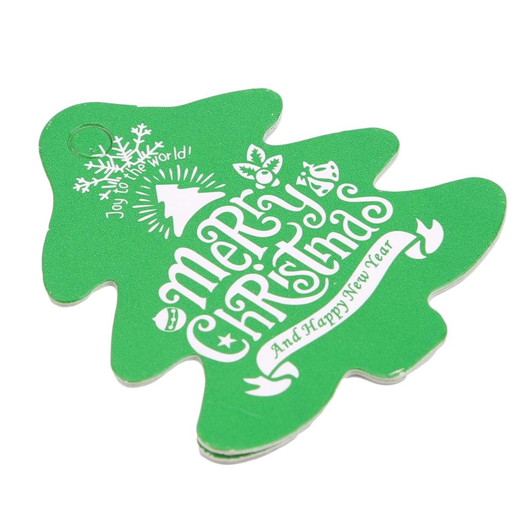 100 Stück Frohe Weihnachten Geschenkanhänger Weihnachtsbaum Runde Form Weißer Kartonanhänger Weihnachtsbaum Hängedekor Geschenkverpackungsetiketten