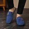 Men’s Moccasins Driving Shoes Summer Slippers Backless Clogs Wide Flats Casual Shoes Plus Size Sandals Over Sized