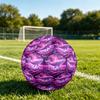 1pc Neon Whale Dreamscape Theme Soccer Ball Football, Size 5, Lightweight PVC, Durable Outdoor Training Soccer Ball, Gift M61433