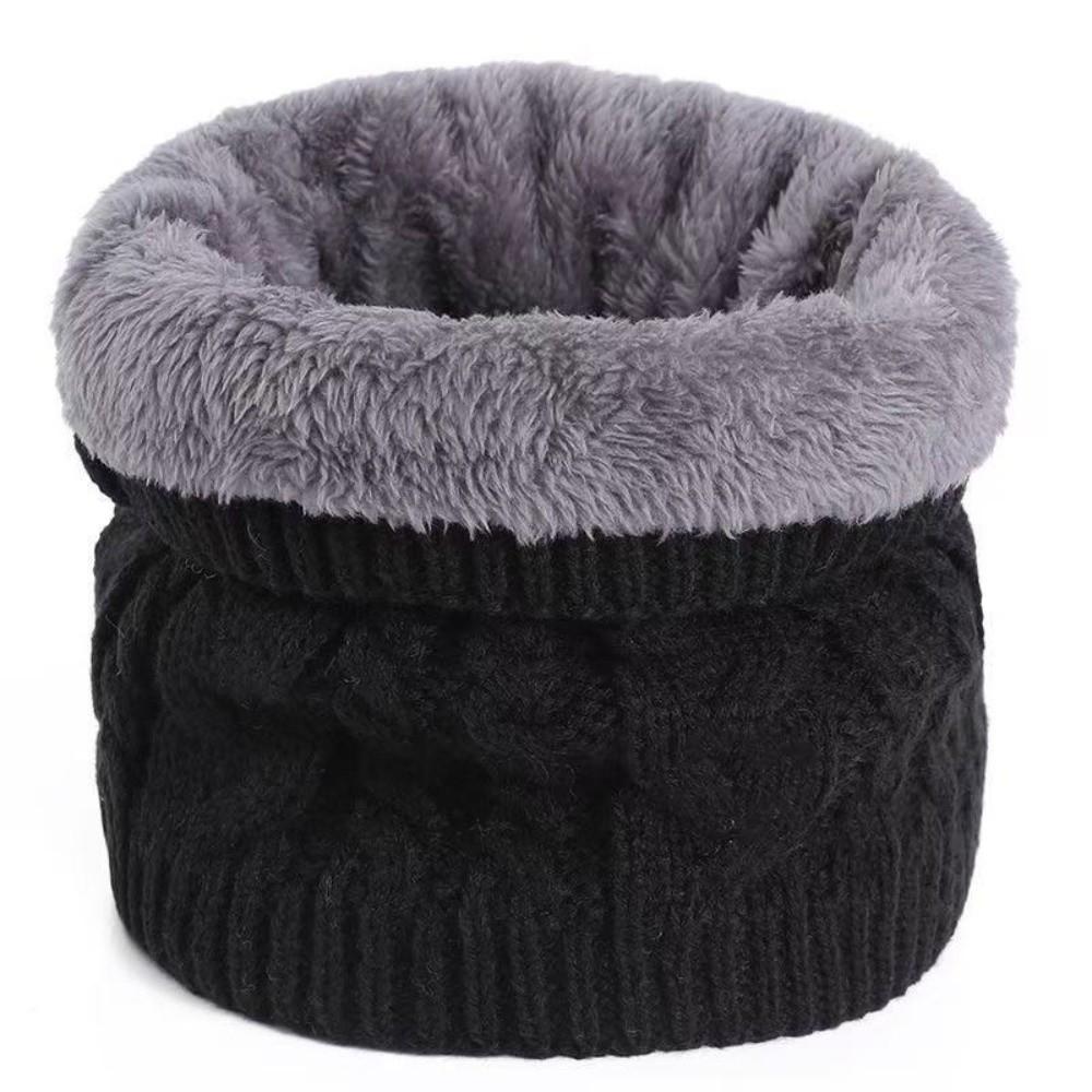 Thickned Knitted Scarf Windproof Neck Cover Fashion Neck Scarf Winter