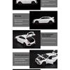 1/32 Scale Honda Civic Type-R Super Car Alloy Diecast Metal Model Sound Light Pull Back Toy Collect Display Birthday Present for Kids
