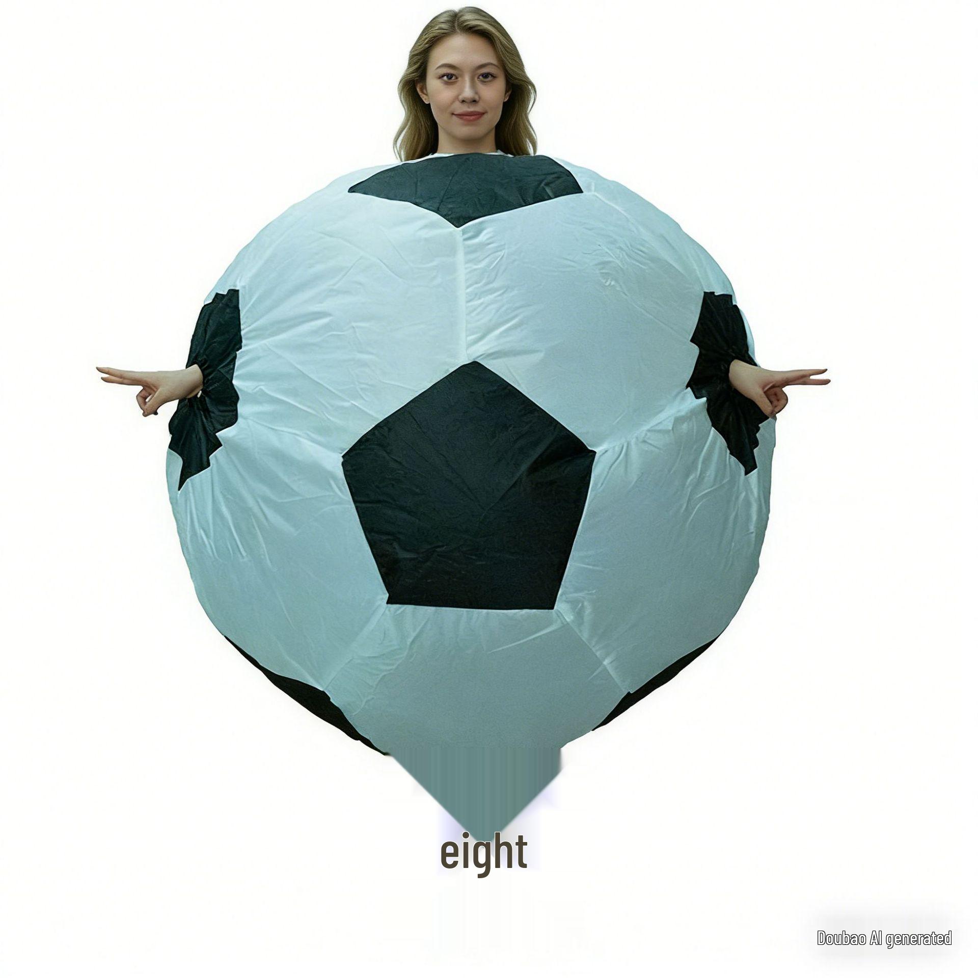 Inflatable Parent-Child Rugby Football Volleyball Suit - Children s Interactive Party Toy 150-190 CM