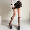 Lace Pile Calf Socks Solid Color Knee Highs Socks Sweet Women's Stockings  Girl
