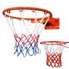 Rete in Nylon di Alta Qualità Durevole Misura Standard Rete per Canestro da Basket Sportivo Cerchio Tabellone Palla Pompa a 12 Ganci