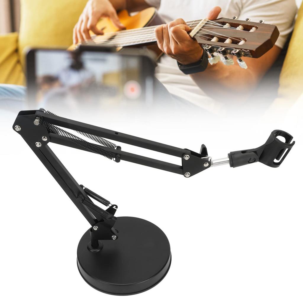 Dpofirs Microphone Arm Boom Suspension Stand Compatible with Most Microphones for Live Streaming