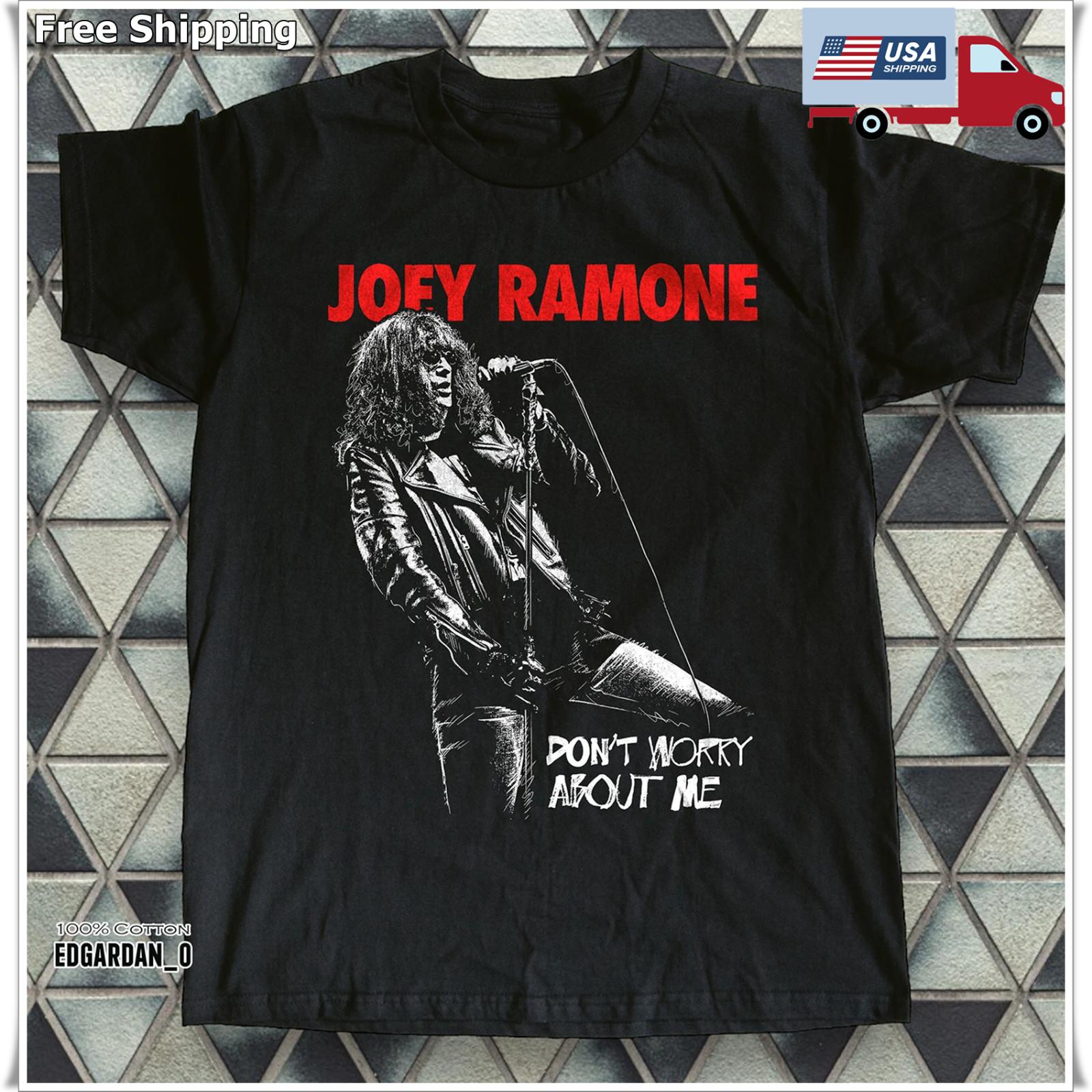 Joey Ramone Legendary American Punk Rock Singer Black Unisex T-shirt Size S-5XL S