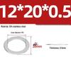 304 Stainless Steel Ultra-Thin Flat Washers - Available in Thickness: 0.1mm, 0.2mm, 0.3mm, 0.5mm