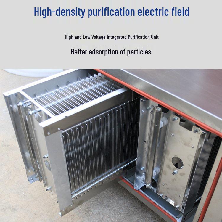 Commercial Eco-friendly Stainless Steel Smokeless Barbecue Kitchen Fume Purifier