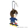 Sanei Boeki Detective Conan Fluffy Friends Conan Skateboard Plush Toy FCM01 Ver. (Mascot) W6×D8.5×H14cm