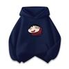 Cross-border Hooded Sweatshirt with Crayon Shin-chan Print for Men, Women, and Children - Loose Fit Pullover for Junior High Students.