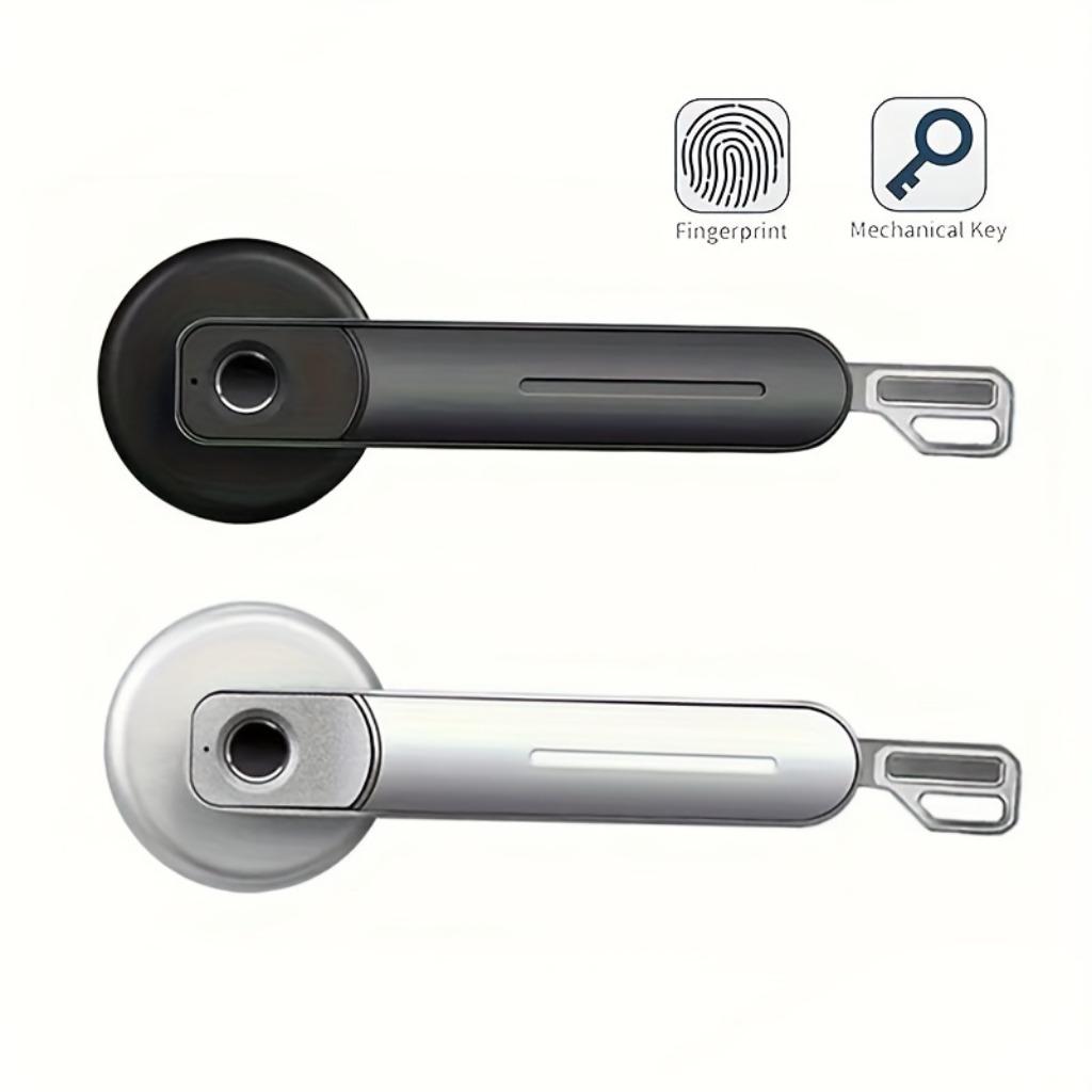 Fingerabdruck-Türschloss, Türknauf mit Tastatur, schlüsselloses Türschloss mit Griff für Zuhause, Hotel, Büro, Wohnung, Schlafzimmer