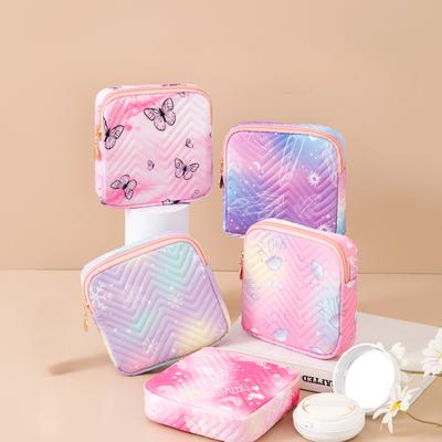 New Makeup Bag Large Capacity Storage Bag Small Dexterous Hand Waterproof Multi-functional Travel Bag Sanitary Pad Bag Square Bag