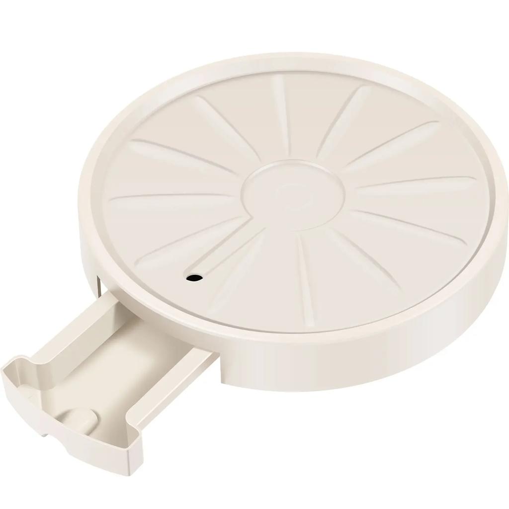 Movable Plant Stand 13 inch Round Rolling Plant Tray Plant Caddy with Hidden Wheels Universal Heavy Duty Flower Pot Rack