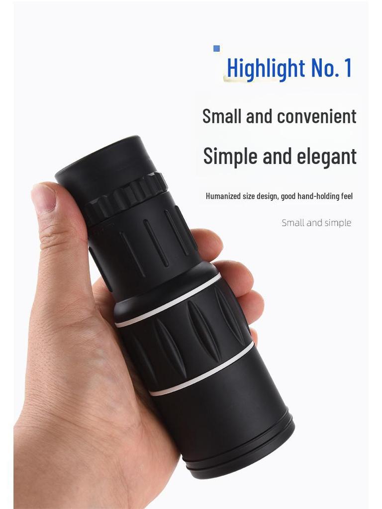 Outdoor 10x42 HD Monocular Telescope – Portable High Power Professional Handheld Device