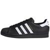 Adidas Originals SUPERSTAR Lightweight And Breathable Low top Skateboard Shoes Women's Black Silver EF5398(Team975-)