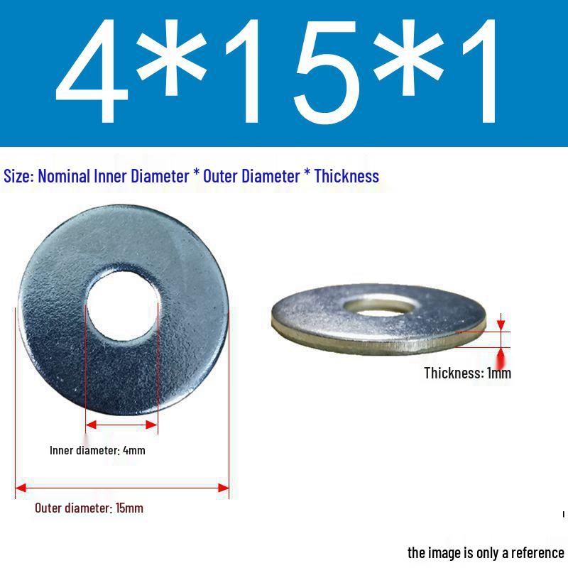 Galvanized Flat Metal Washer Spacer M3-M60