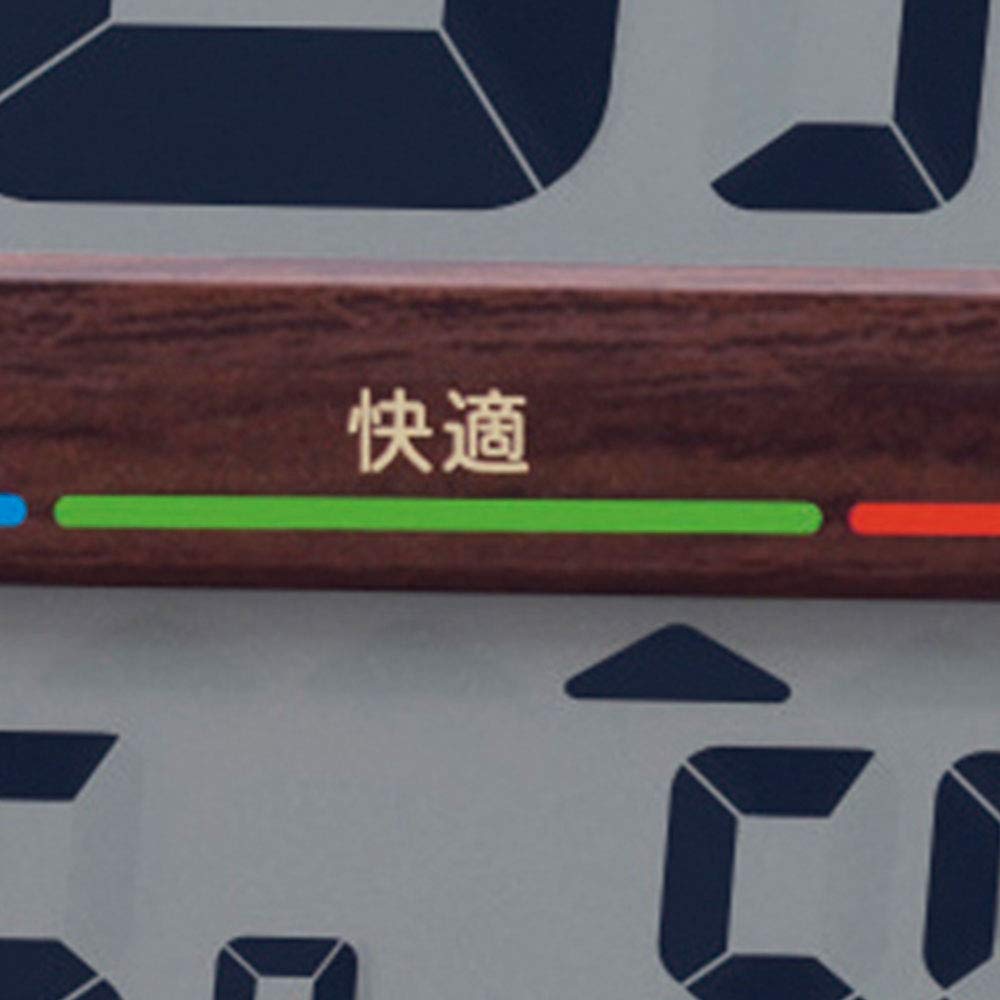 Seiko Clock SQ440B, Wall Clock/Table Clock, Radio-Controlled Digital Calendar, Brown Wood Grain, 18 x 26 x 2.2 cm