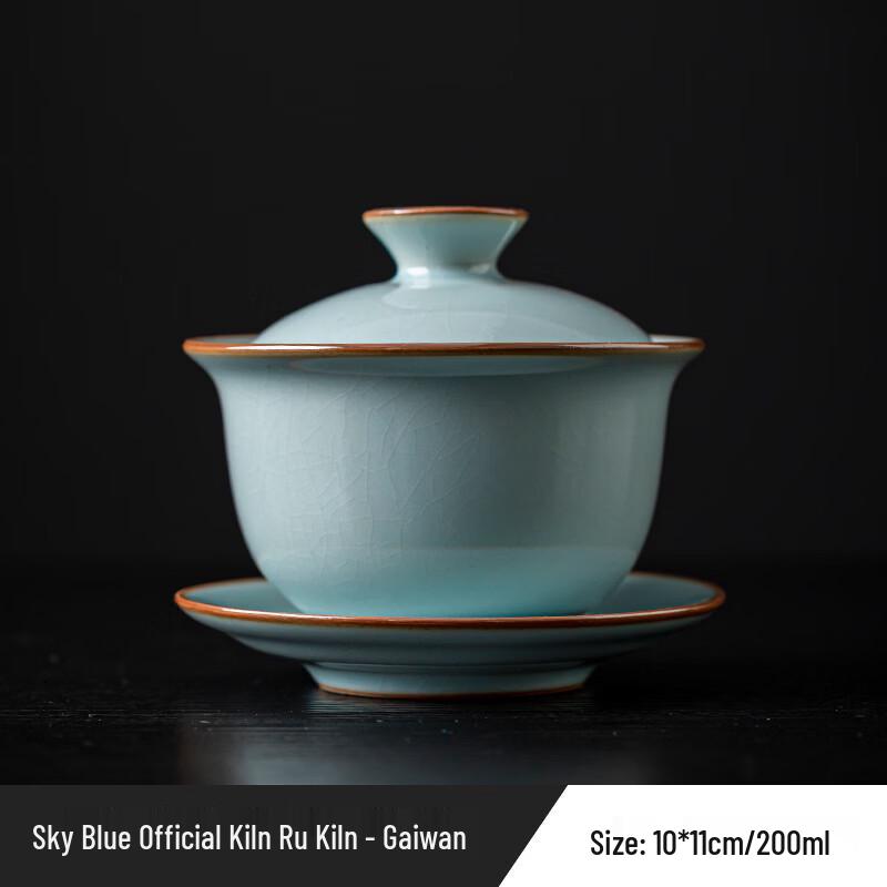 Guanyao Sancai Gaiwan Teacup