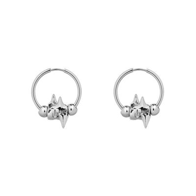 SENTIMENTS NO.621 [SILVER] EARRING