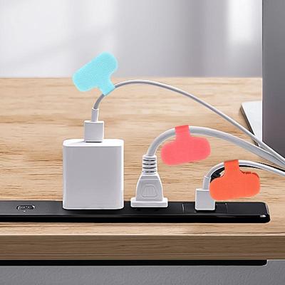 Cable Labels Tags 20 Pcs  Self Adhesive Cable Labels Colorful Waterproof Cord Labels Tags Reusable Wire Organizer for Home