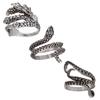 New Fashion Punk Snake Ring Jewelry For Women Girl Vintage Octopus Ring Hip Hop Rock Eagle Claw Ring Animal Party Jewelry Gifts