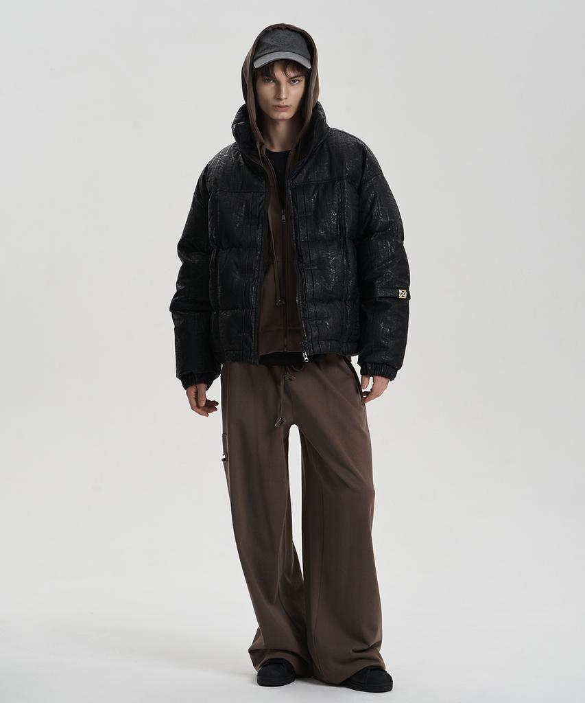 Jenyujeu Jet-Up Double Pocket Pants - Brown