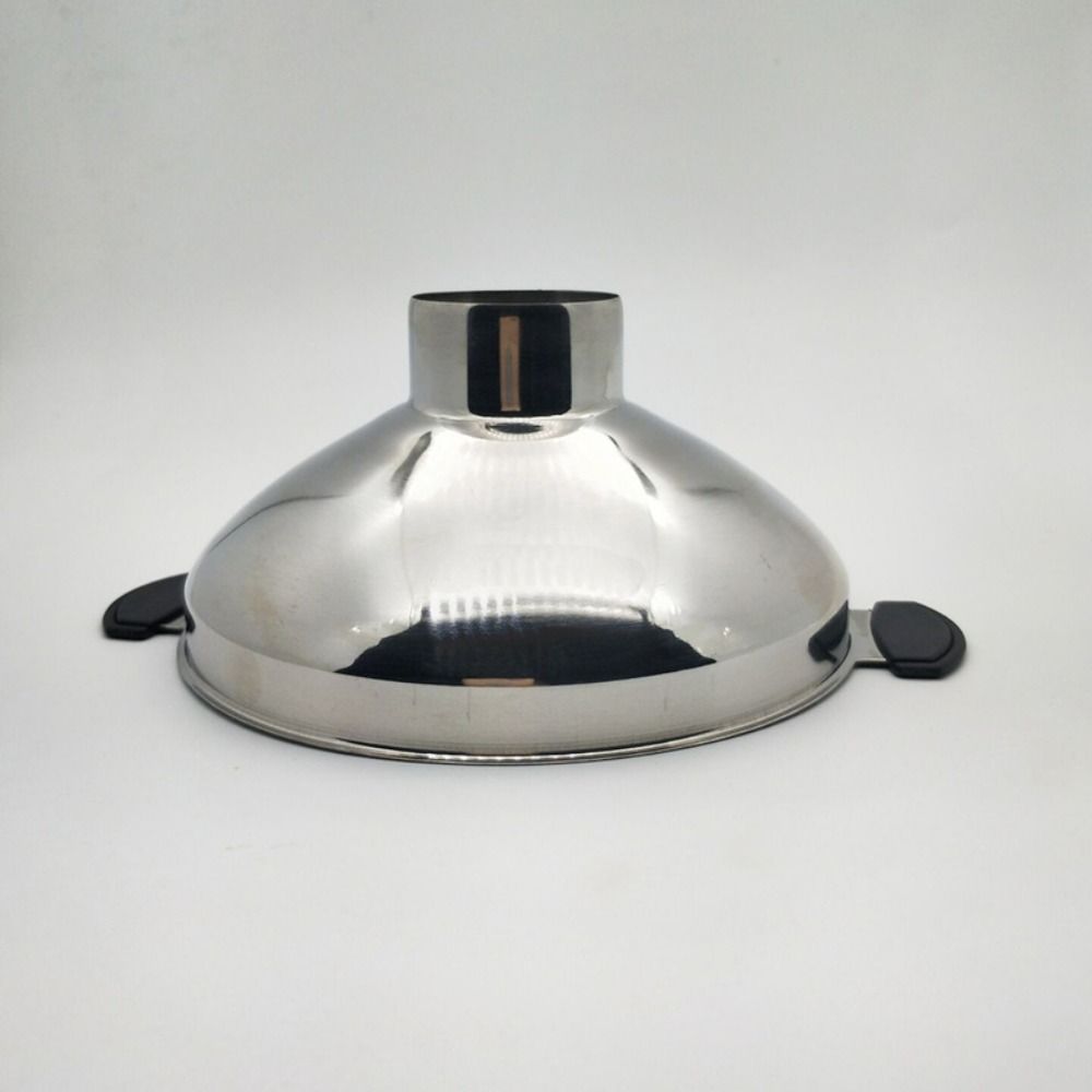 Stainless Steel Wide Mouth Funnel Dual Handles Kitchen Funnel Durable Canning Funnel  Kitchen