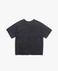 Liomeu Curved Incision Washed Short Sleeve T-Shirt_Gray