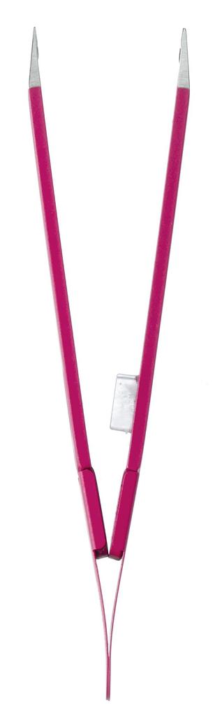 Green Bell Amazing Angled Tip Type Tweezers, (Rose) GT-224
