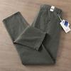 Men's Spring/Fall Japanese-Style Retro Loose-Fit Mid-Rise Straight-Leg Lightweight Work Pants
