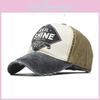 European And American Style Baseball Cap Unisex Adjustable Cotton Sun Hat With Letters Pattern