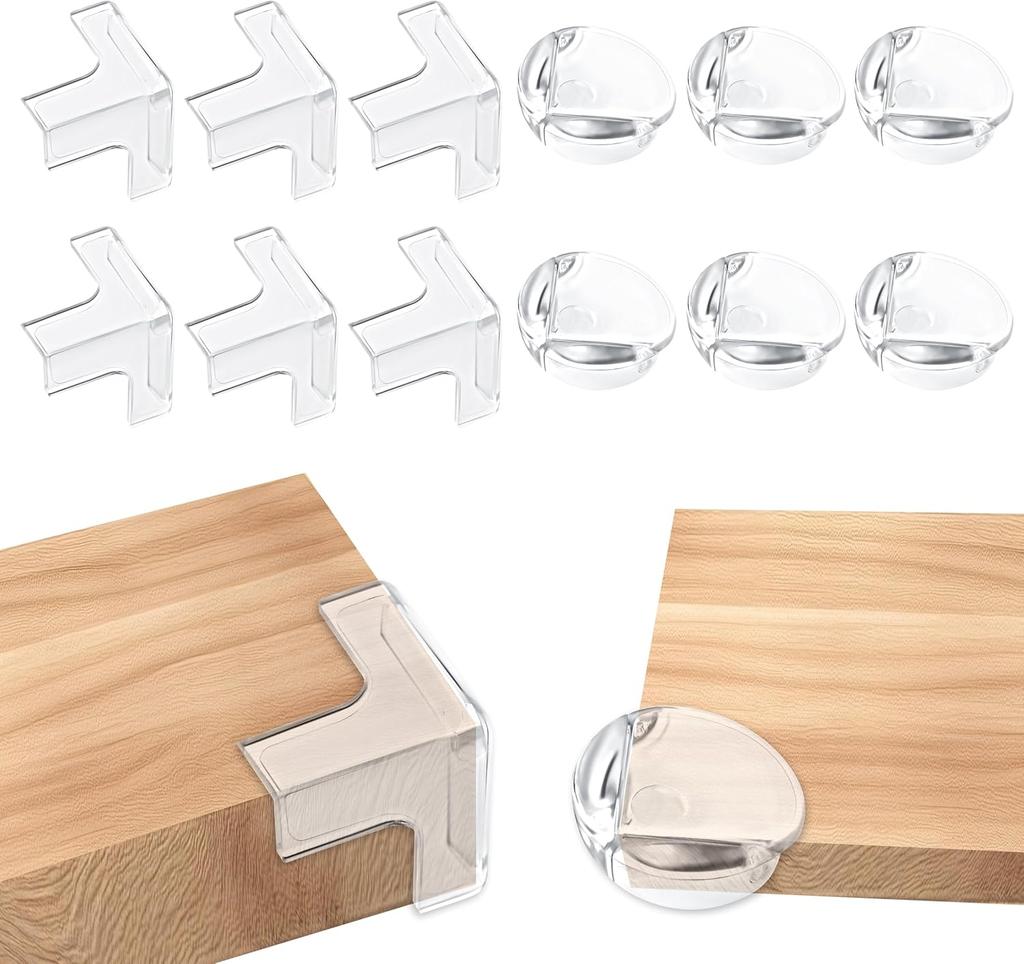 Protection de bordure en silicone pour la sécurité des bébés, résistant aux enfants, douce, transparente, anti-collision pour les coins de table
