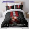Sunderland A.F Custom Name Pattern Bedding,Quilt Set Quilt Cover Pillowcase Home Birthday Gift(1 * duvet cover + 2 * pillowcase, without core)