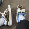 Original retro leopard print bread shoes women's tide autumn and winter new versatile sports and leisure board shoes