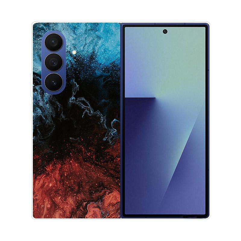 For Samsung Galaxy Z Fold 7 5G Phone Case Cover Transparent Back Protective Shell Coque For Samsung Z Fold7 Clear Hard PC Fundas