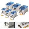 Terminal Block Connector for DIN Rail Power Distribution Reliable Performance for 80A 500A with Flame Retardant Features
