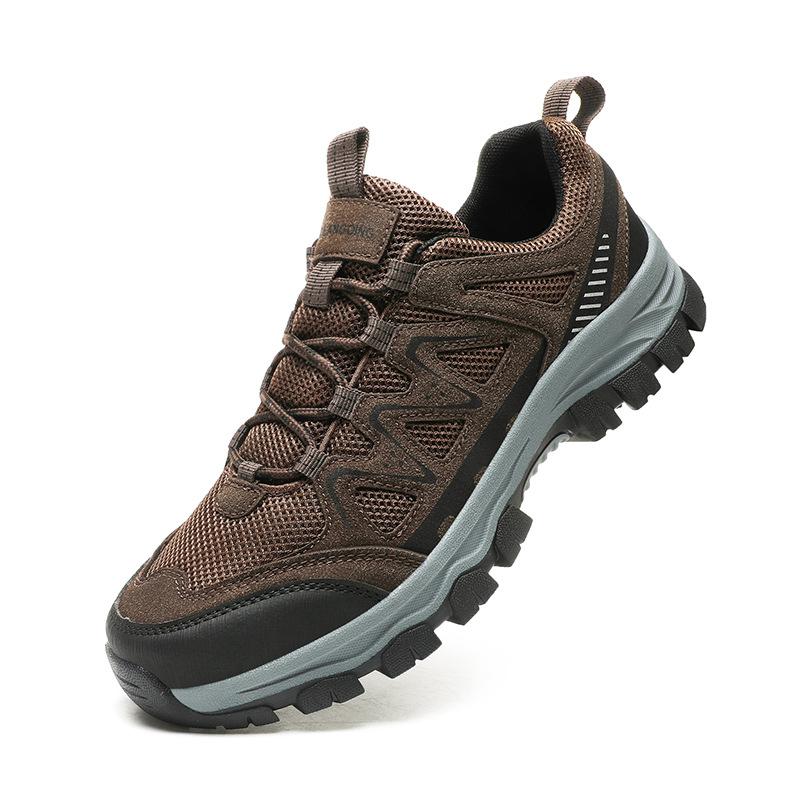 Large Size Men's Hiking Shoes Outdoor Non-slip Hiking Men's Shoes Wear-resistant Large Size Camping Sports Running Hiking Shoes