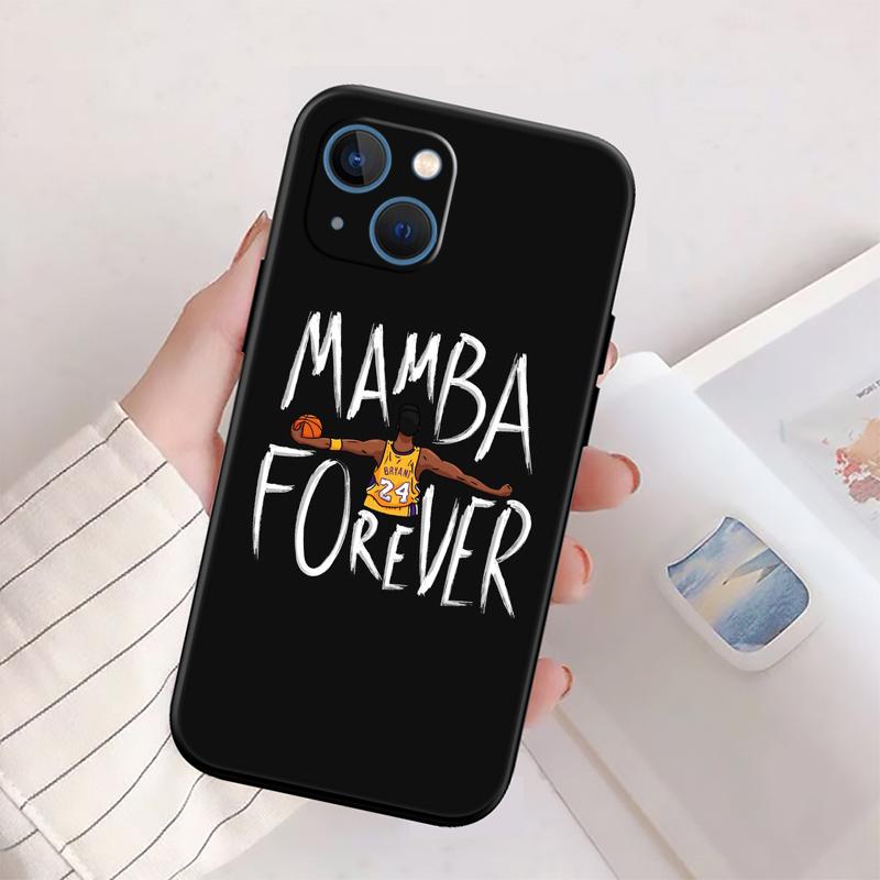 

RP44 K-Kobes Basketball Star New High-End Shell Phone Case for iPhone 16 15 14 13 12 Pro Max Plus Mini iPhone 14