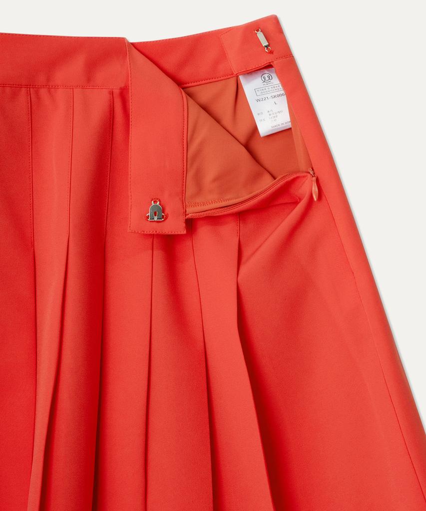MAYOL Pleated Skirt_Orange