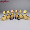 Guyker Chrome Guitar Front Locking Tuners Machine Heads 3R3L Gear Ratio 1:21 For Lp Sg Electric Guitars Silver