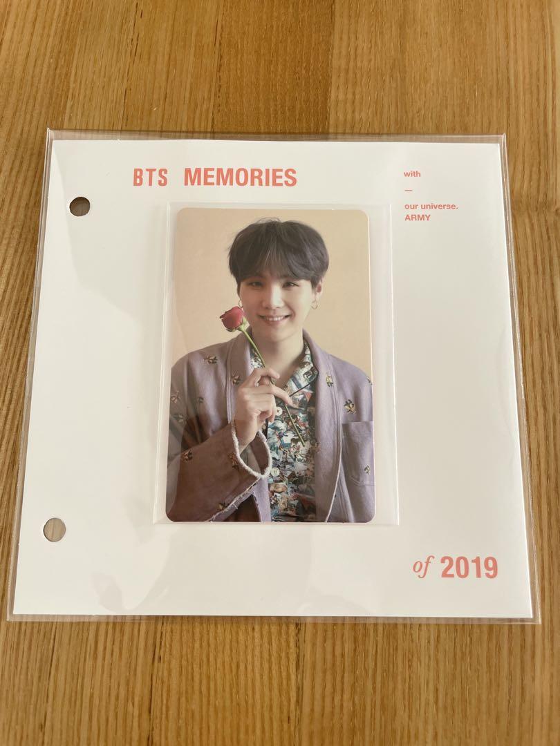 

[USED] BTS memories 2019 trading card Yoongi
