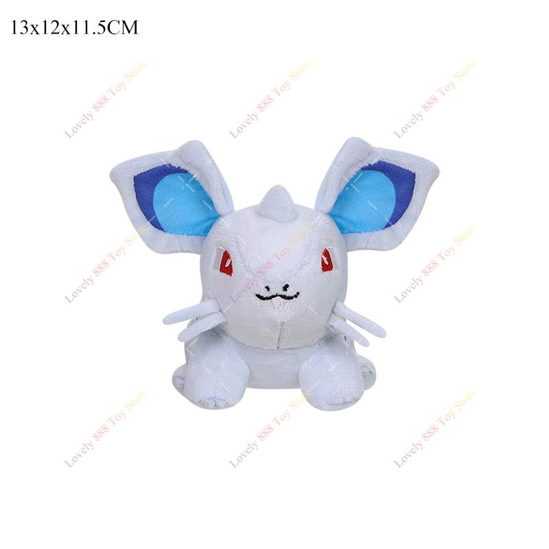 Wooper Plush Toys Cute Anime Plushie Scizor Nidoran Mimikyu Lapras Garchomp Litten Bidoof Ho-Oh Stuffed Kids Xmas Dolls