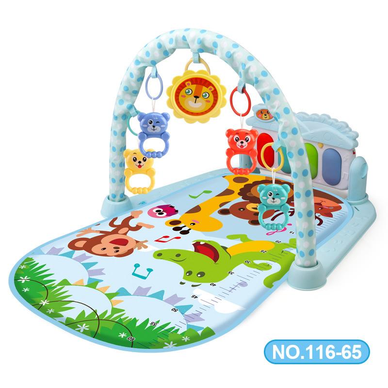 Fitness Stand Baby Music Pedal Piano Game Mat Baby Foot Piano 36 Month Old Newborn Toy