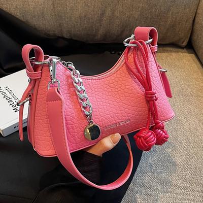 High-End-Kette Handheld Kleine Tasche für Frauen 2023 Neue Textur Nische Einzelne Schulter Unterarm Tasche Modische Umhängetasche Kleine Tasche