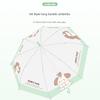 Children's Frosted Transparent Umbrella, Automatic Long-Handle Umbrella for Girls, Specifically Designed for Elementary School Students, Enlarged and