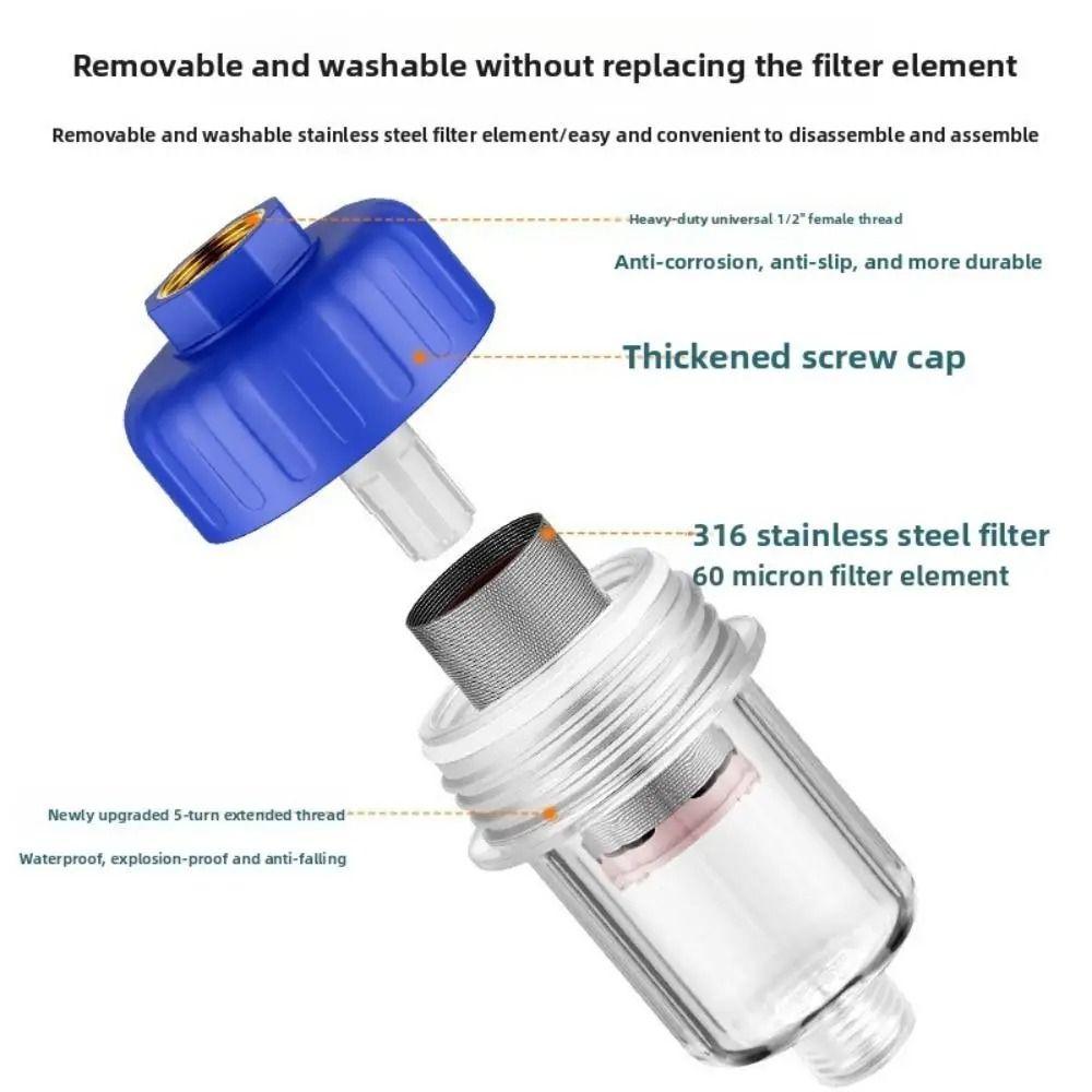 Anti-scaling Water Heater Pre-filter Universal Faucet Filtration Tool  Water Heater