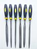 6-Piece Handcrafted Wood File Set: Fine-Tooth Steel Files for Woodworking DIY Projects.
