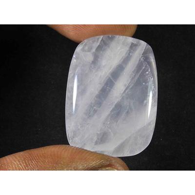 23X34MM Natural Baby Pink Rose Quartz Oval Cabochon Loose Gemstone 42Cts. SK-1894