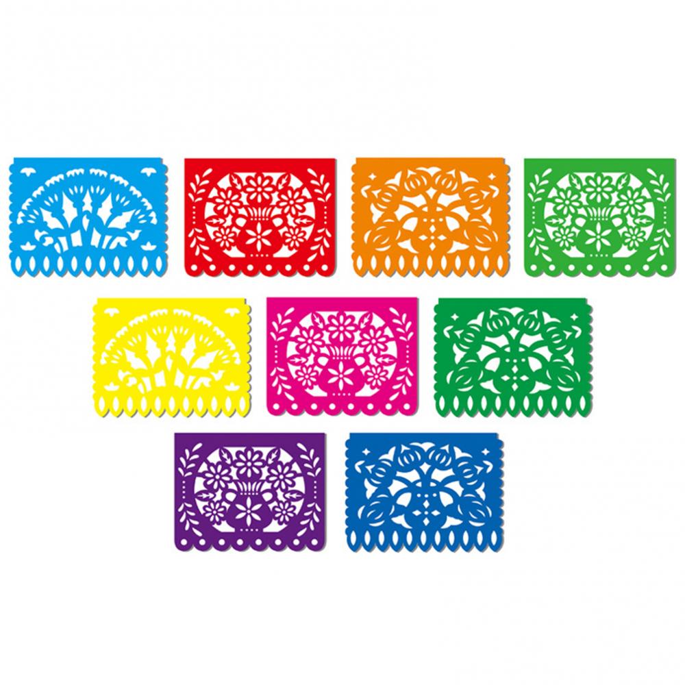 Square Day Of The Dead Mexican Halloween Party Decor Colorful Flags Cinco Festival Dead Theme Festivals Party Banners